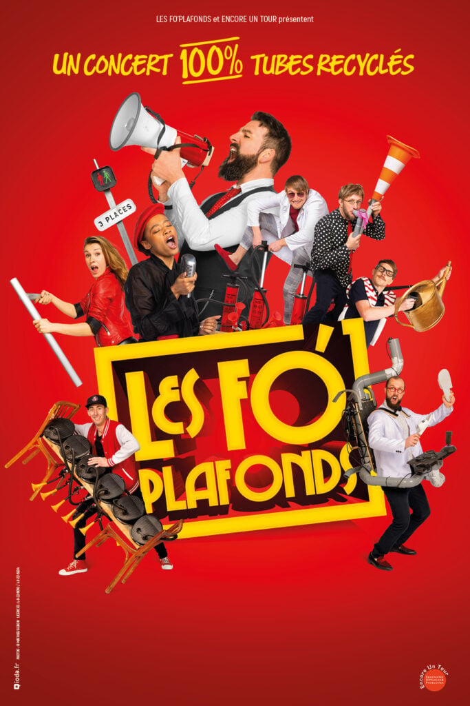 Affiche Les Fo'plafonds en concert au Cepac Silo