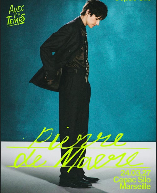 Pierre de Maere en concert au Cepac Silo le Mer 24 mars
