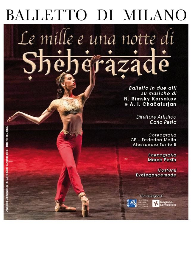 Affiche Sheherazade par le Ballet de Milan en concert au Cepac Silo